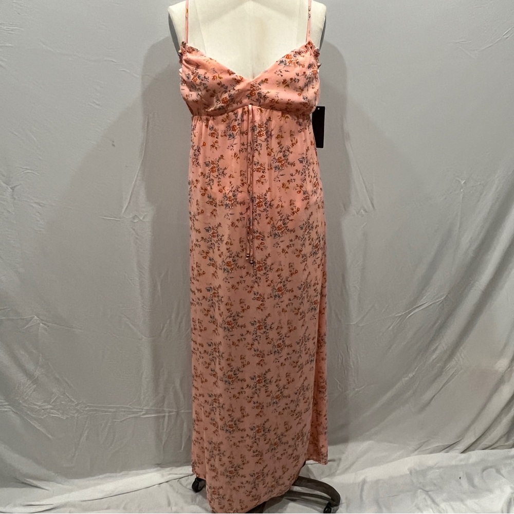 Floral Pink Maxi Dress + Urban outfitter denim maxi Bundle